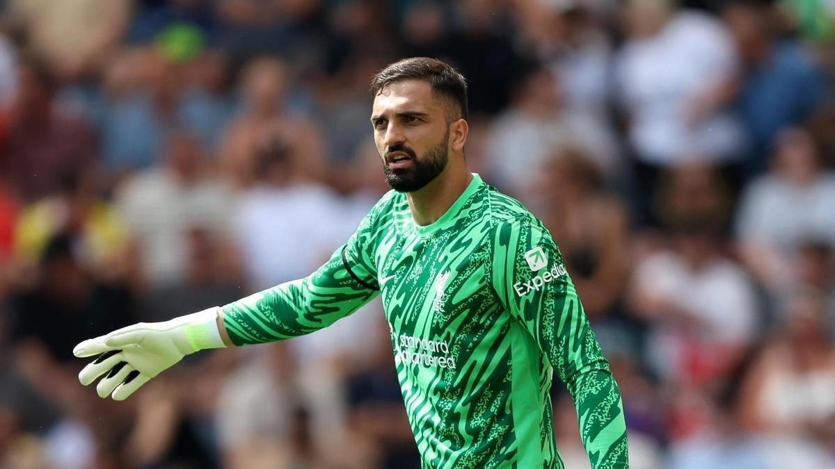 Giorgi Mamardashvili en el Liverpool FC