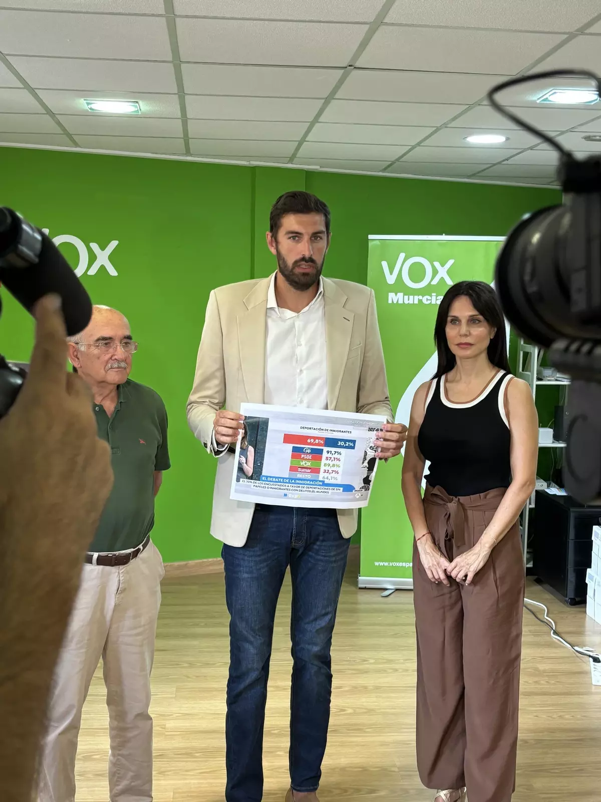 La Fiscalía investigará a Vox por incitar al odio en Torre Pacheco