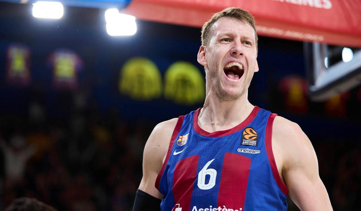 Vesely se ha erigido en el gran lider de este Barça al que ha sacado de la oscuridad