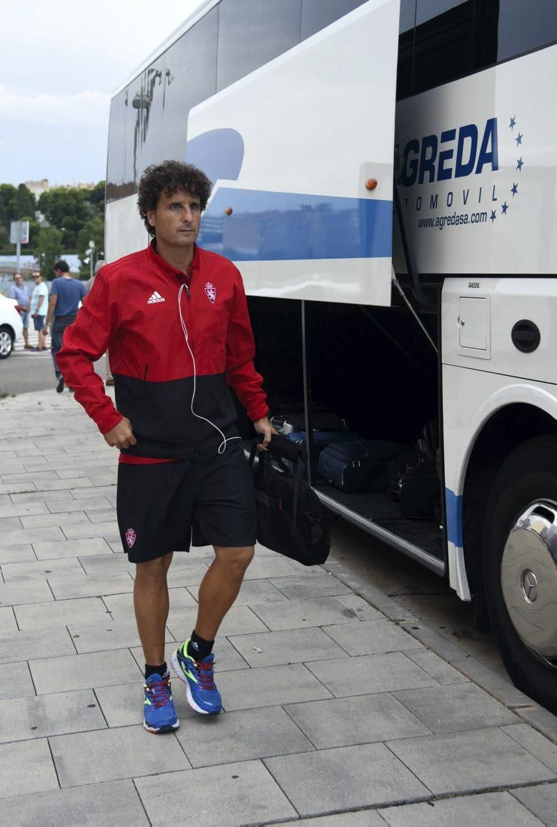 Llegada del Real Zaragoza desde Almería