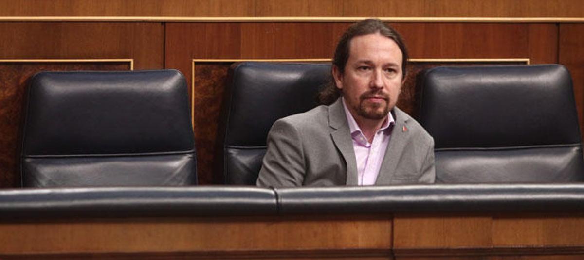 Pablo Iglesias en el Congreso.