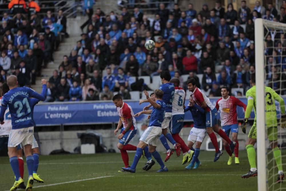 El derbi entre Oviedo y Sporting en imágenes