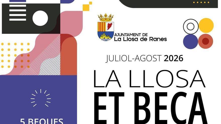 La Llosa de Ranes ofrece 5 becas laborales para estudiantes