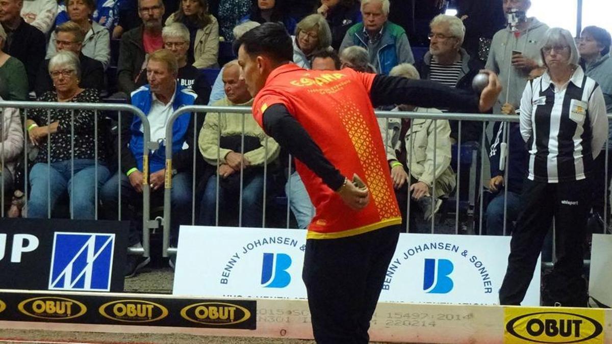 Jesús Escacho, durante el Mundial de Dinamarca en el que se coronó campeón.