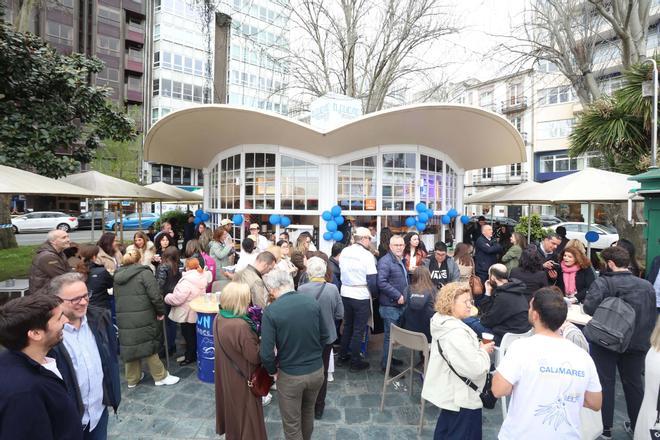 Los calamares con “más arte” en la plaza de Ourense