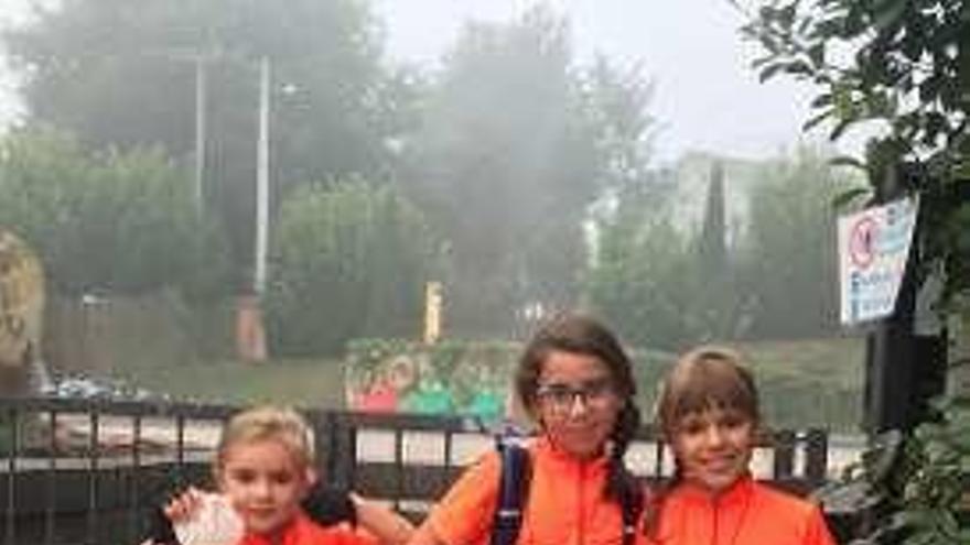 Niños peregrinos alistanos