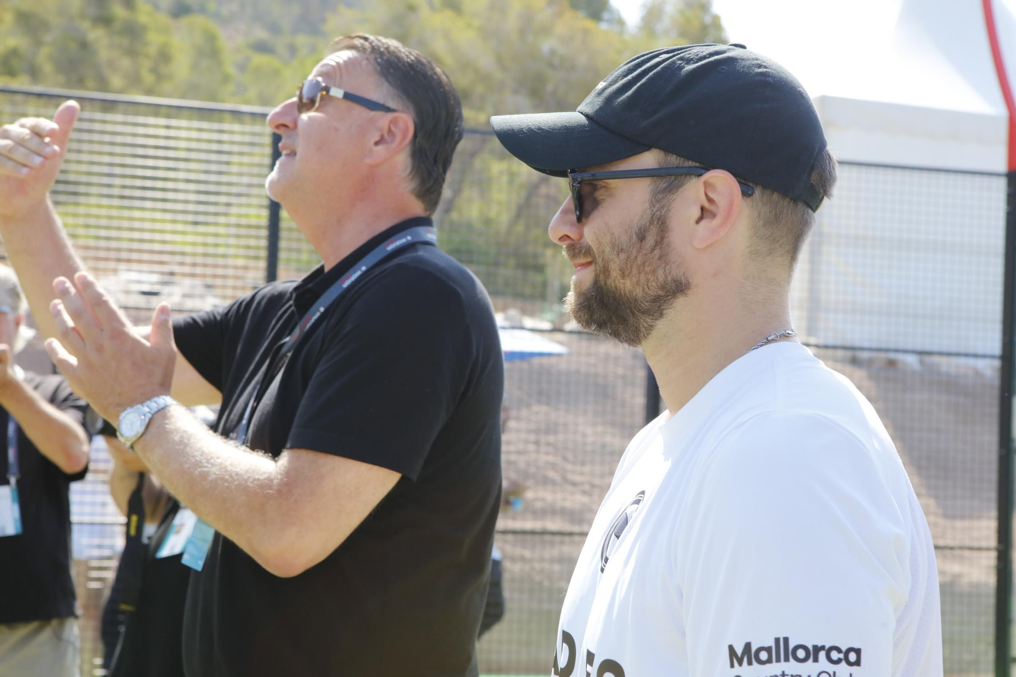 Johannes B. Kerner, Jürgen Klopp und Jens Lehmann duellieren sich auf dem Padel-Platz in Santa Ponça
