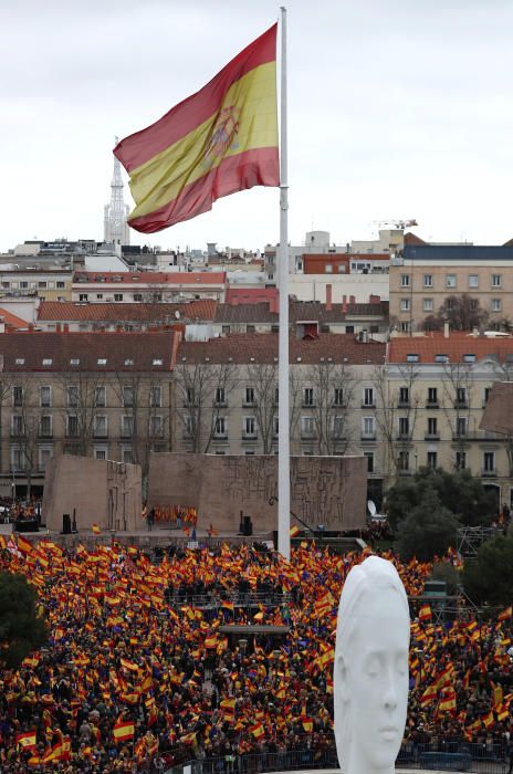 Las imágenes de la concentración en Madrid.