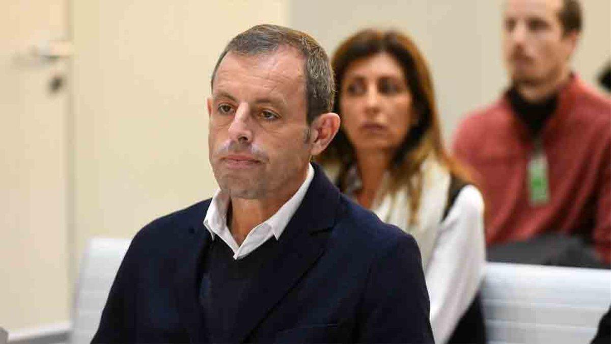 Sandro Rosell , durante el juicio