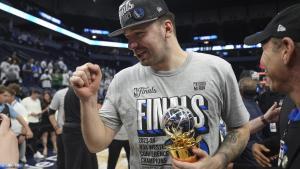 Luka Doncic, tras consumar el pase a las finales de la NBA.