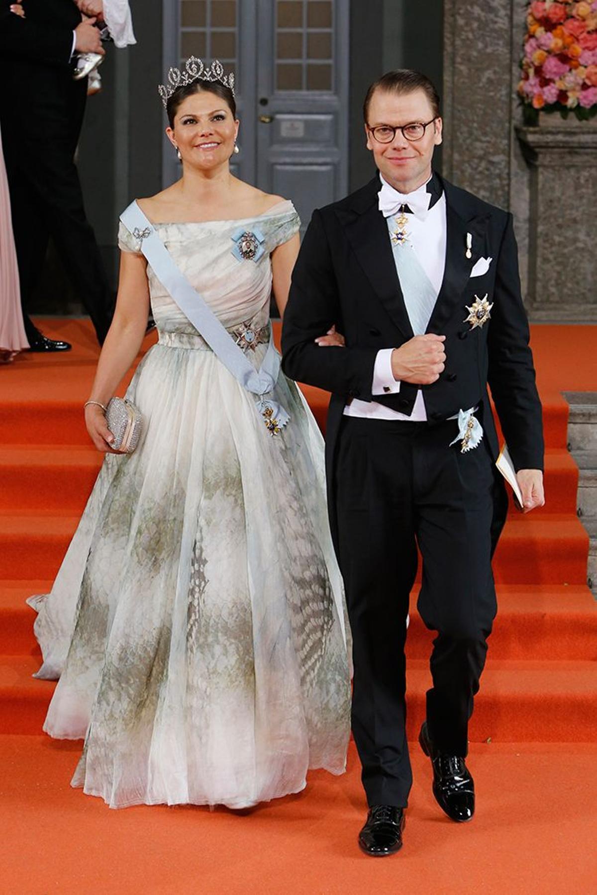 Victoria de Suecia, y su marido, el príncipe Daniel