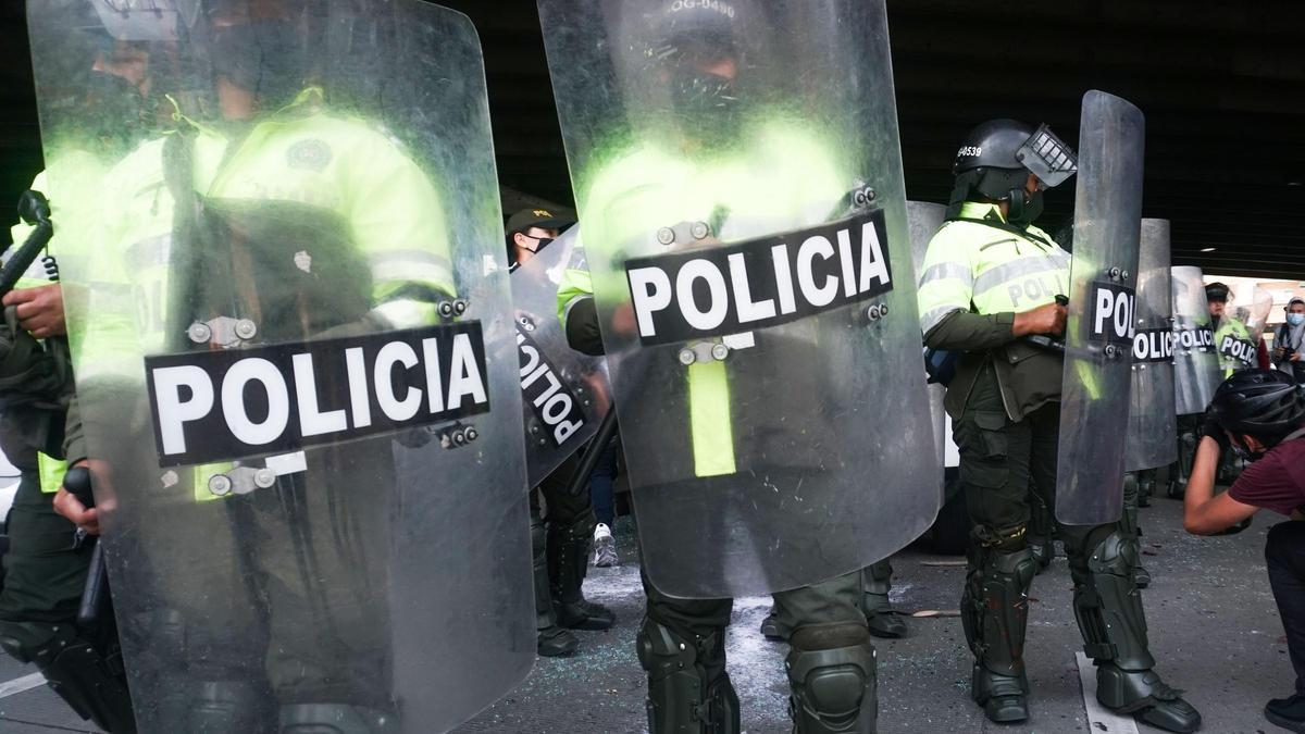 Policía colombiana en una imagen de archivo.