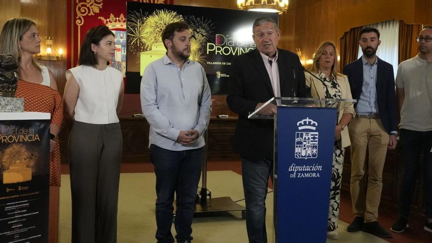 Presentación del programa de actividades en la Diputación de Zamora.
