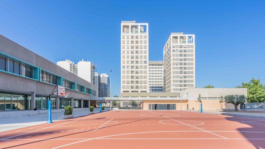 Finalizan las obras del Colegio Les Arts junto al futuro Casal España Arena de València