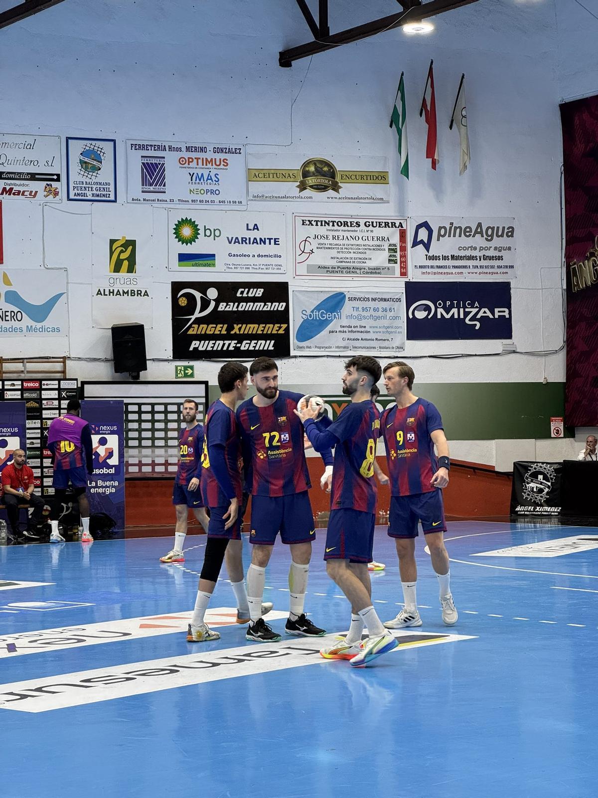 Los azulgranas, en el pabellón andaluz