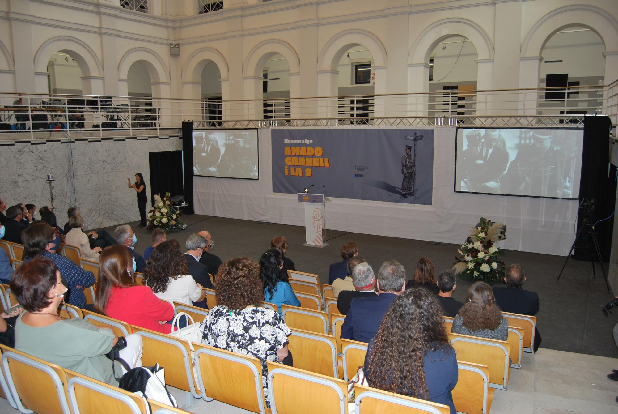 Ximo Puig preside el homenaje a Amado Granell, el burrianense que liberó París de los nazis