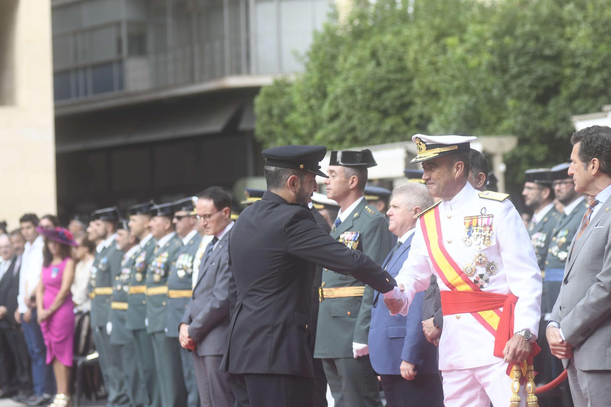 Acto institucional de la Guardia Civil en Murcia por el día de su Patrona