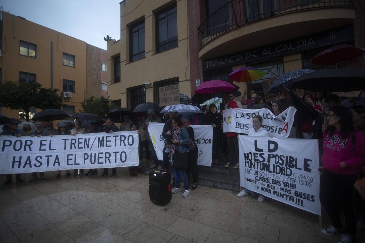 Protesta de hace unos meses contra el servicio.