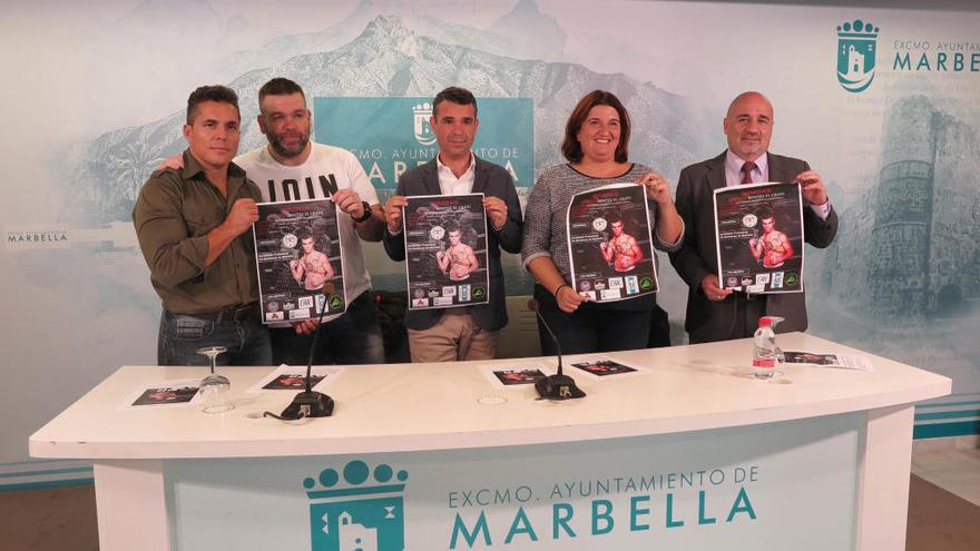 Presentación de la gala de boxeo