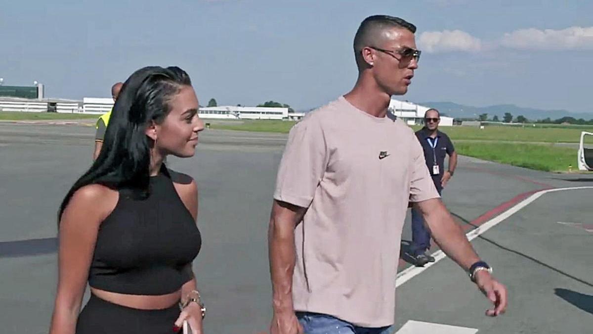 Cristiano Ronaldo y Georgina Rodríguez.