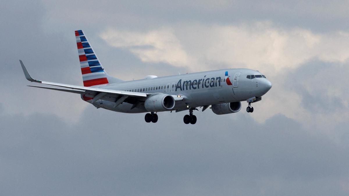 Un avión de American Airlines.