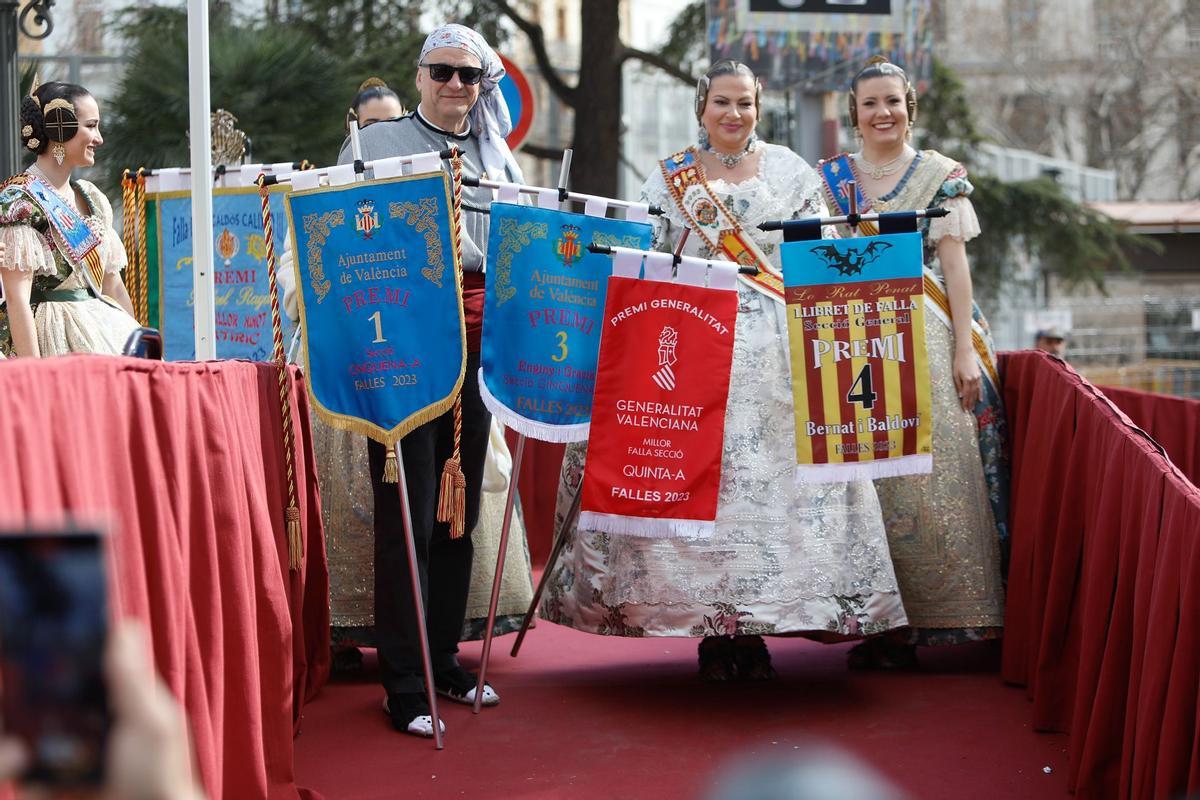 La entrega de premios de las Fallas 2023, en imágenes