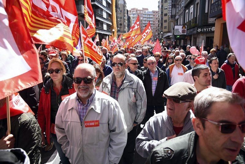 Fotod de la manifestación 1 de mayo- Día del trabajador