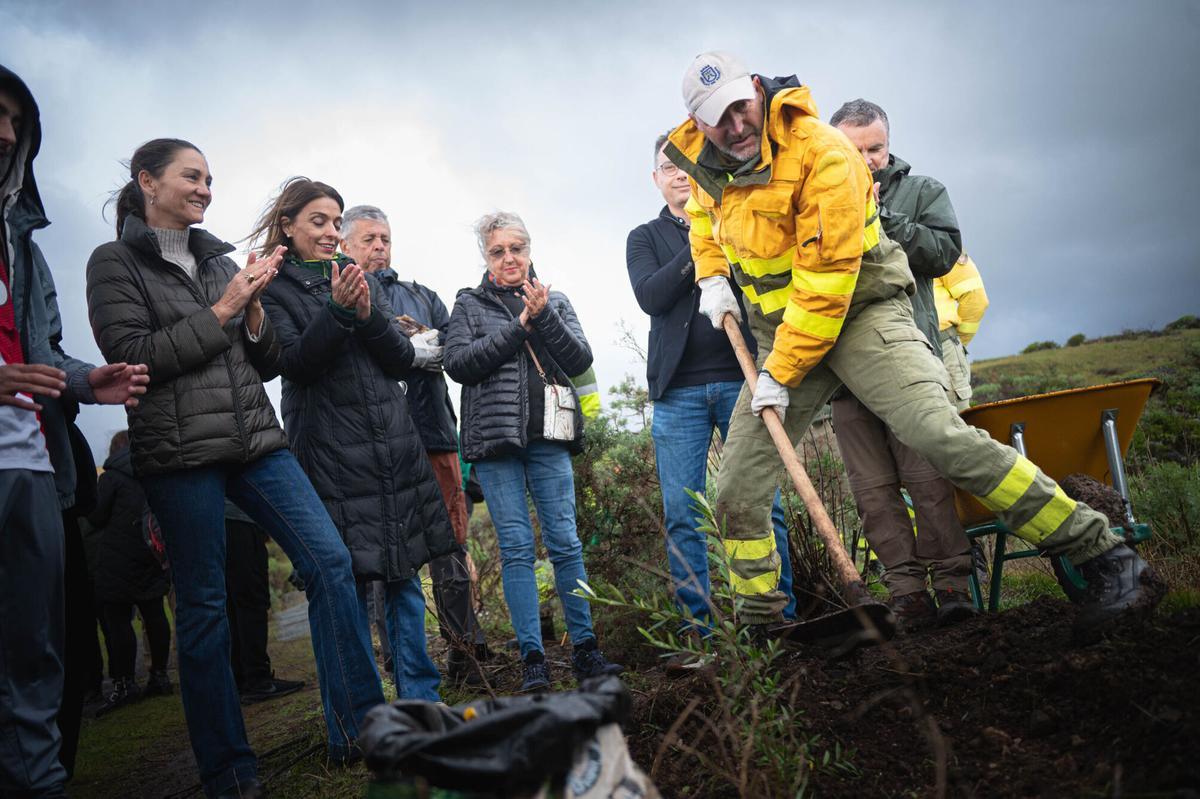 Presentación de la restauración ecológica del Monte de Las Mesas