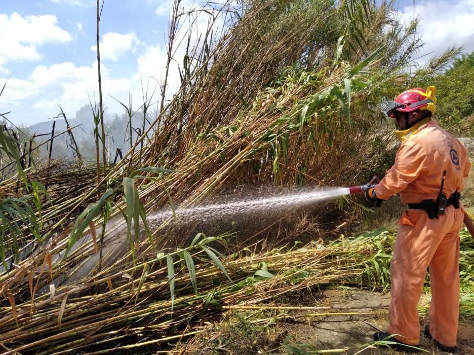 Nuevo incendio en las inmediaciones del Montgó