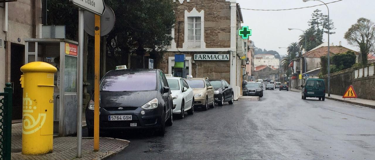 Antigua parada de taxis cerca de Luis Casais