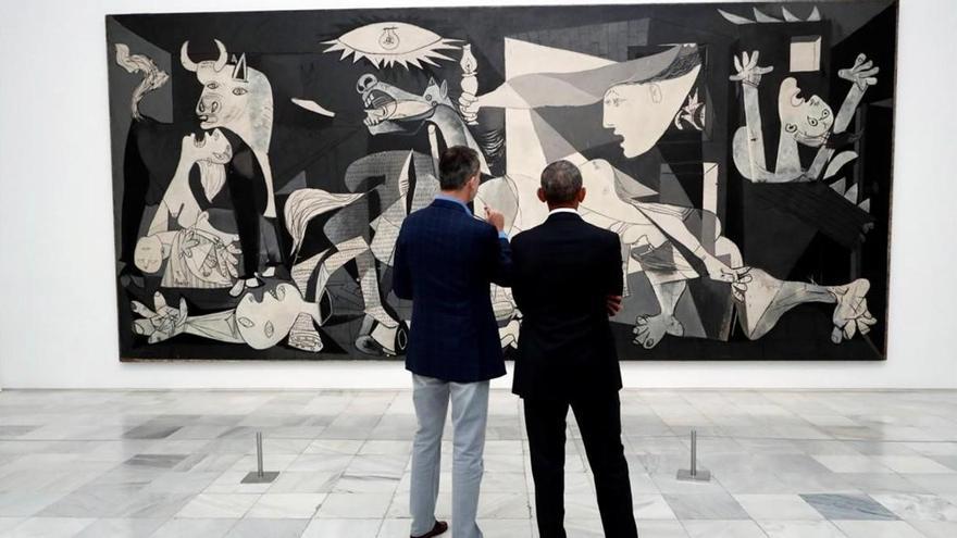 Obama, impactado por el Guernica
