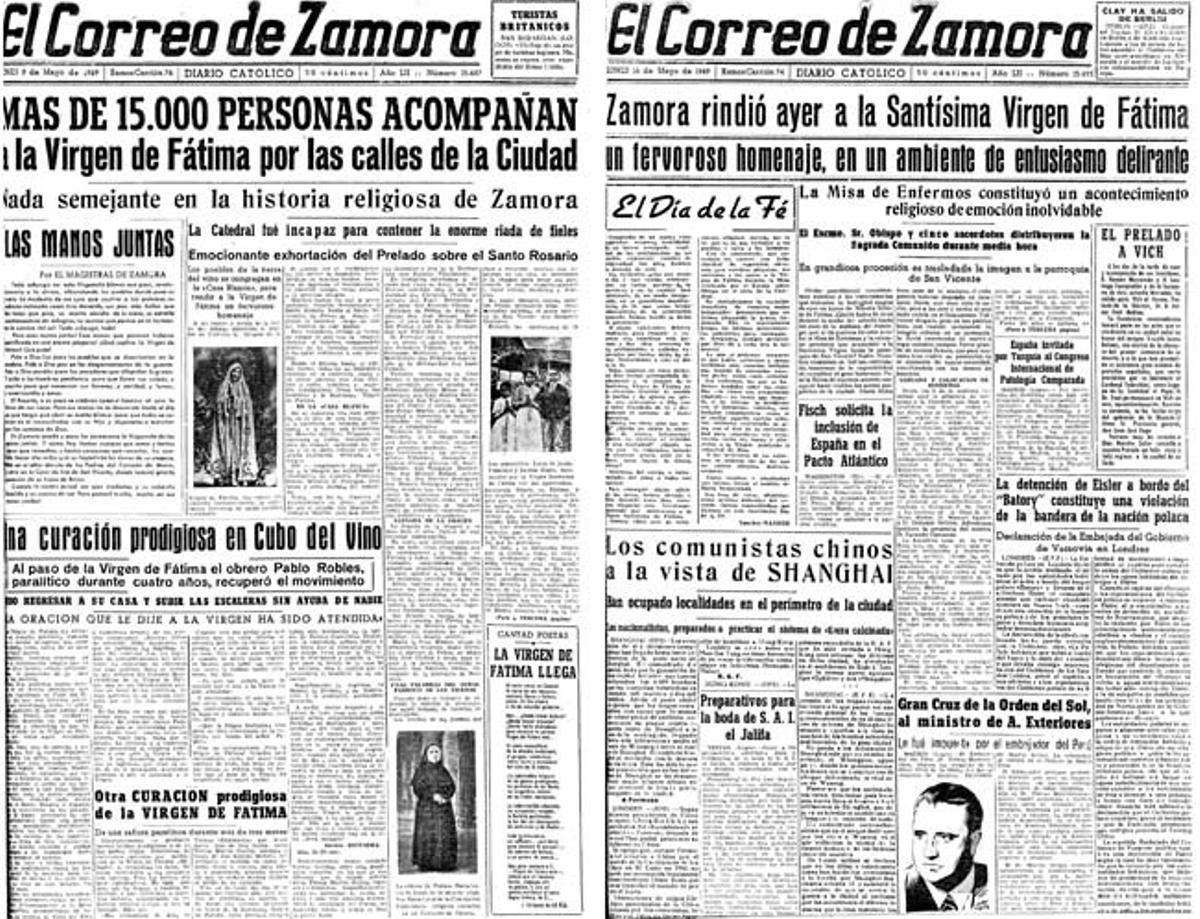 Milagros de Fátima en tierras zamoranas