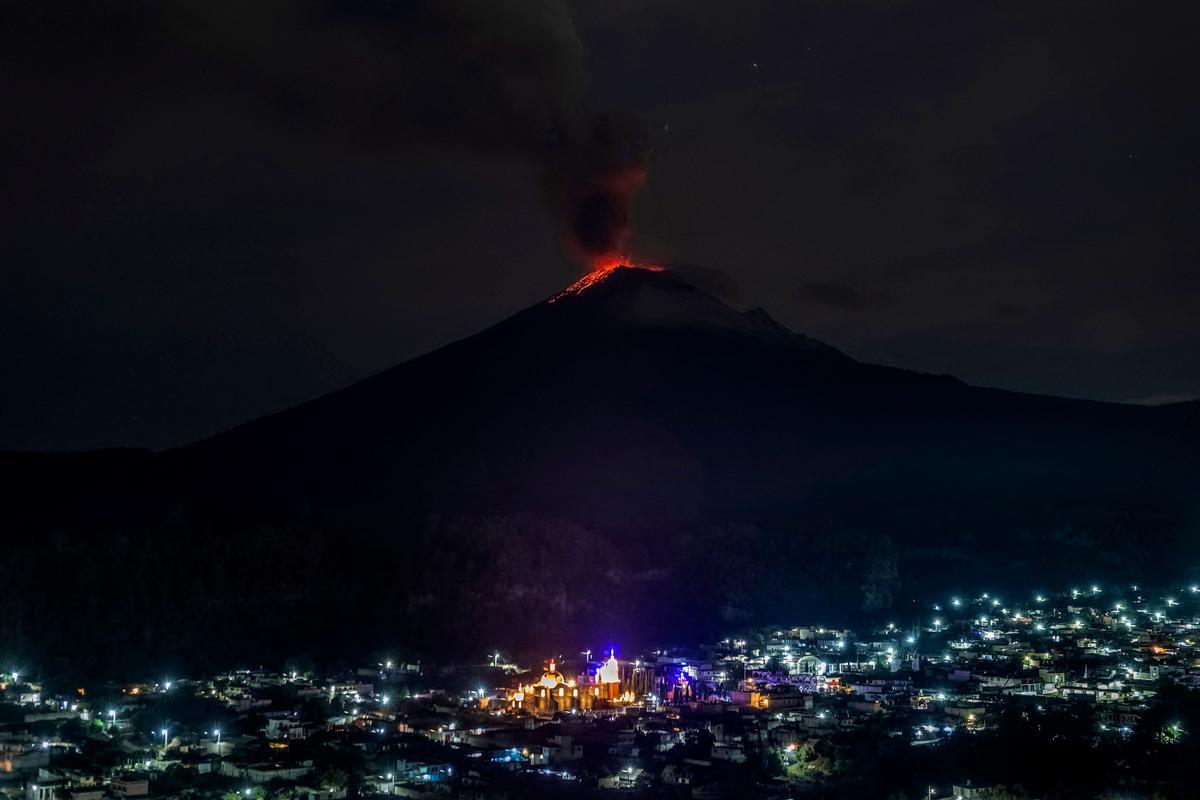 Alerta en México por la actividad del volcán Popocatepetl