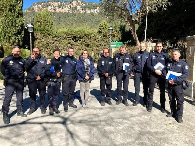 Encuentro de policías tutores en Valldemossa