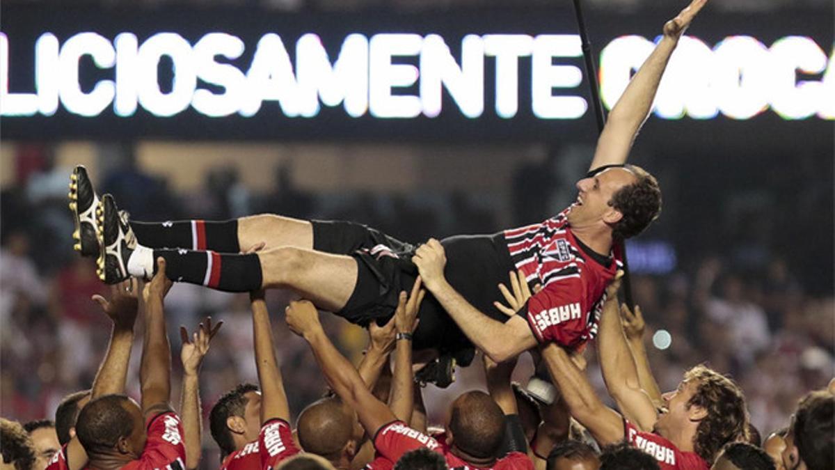 Rogerio Ceni dijo adiós como un mito del Sao Paulo