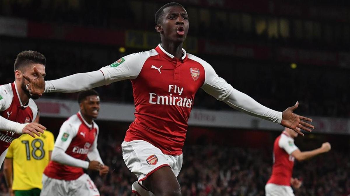 Nketiah salvó al Arsenal de la eliminación