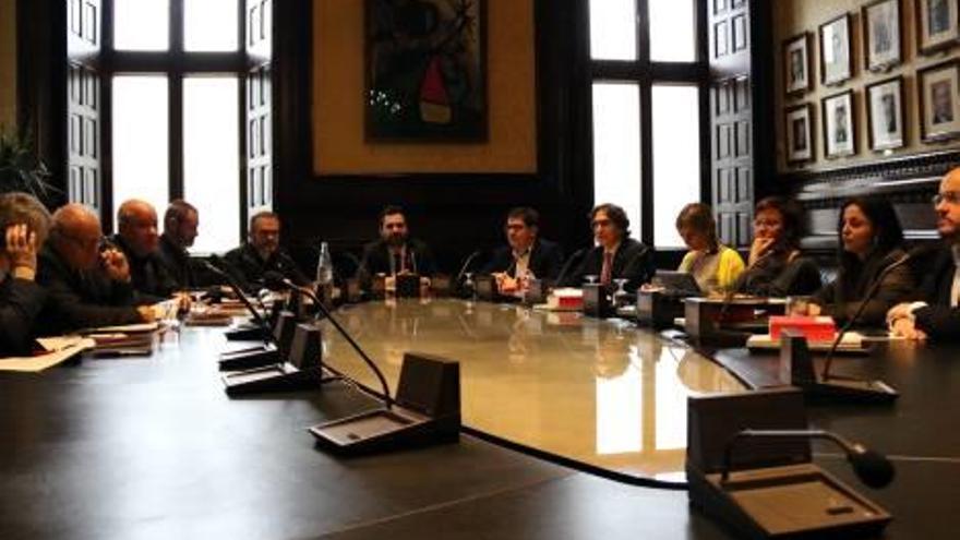 Reunió de la mesa del Parlament, aquest divendres