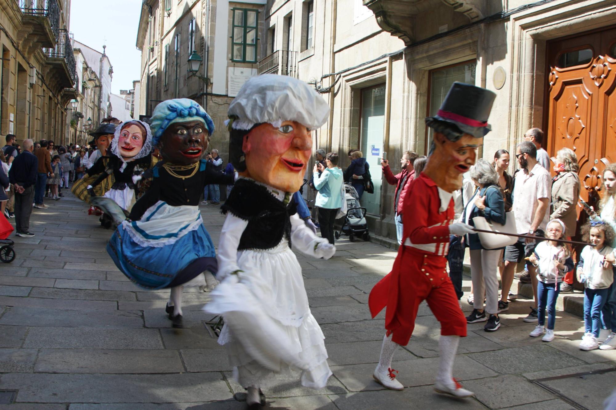 Los Cabezudos en las Fiestas de la Ascensión