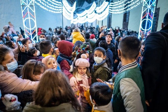 Encendido del alumbrado navideño en el casco de La Laguna