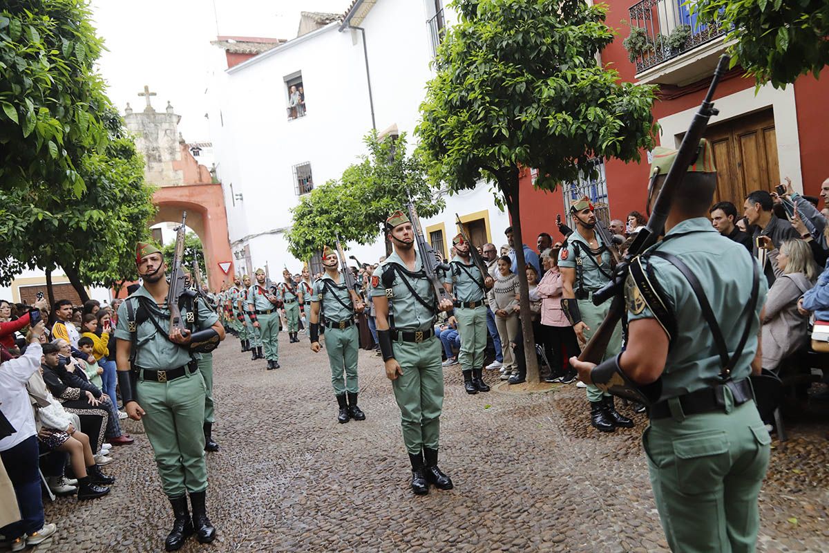 La Legión acompaña al Cristo de  La Caridad