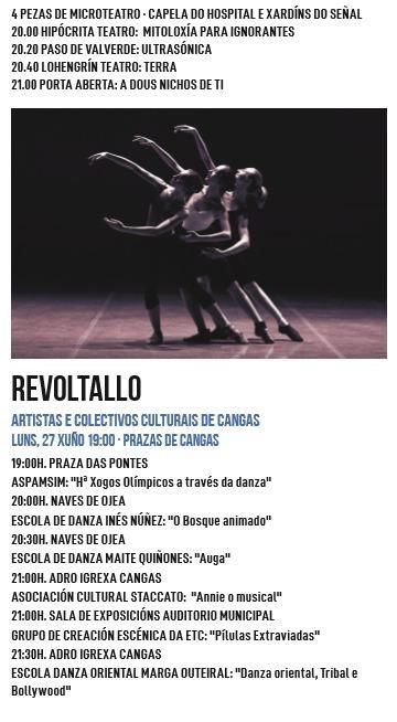 Programación del teatro Amador y Revoltallo