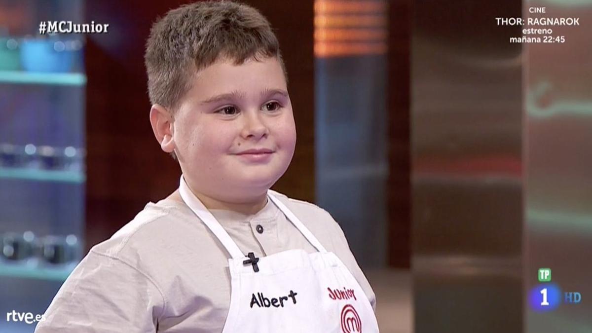 Albert en 'Masterchef Junior'