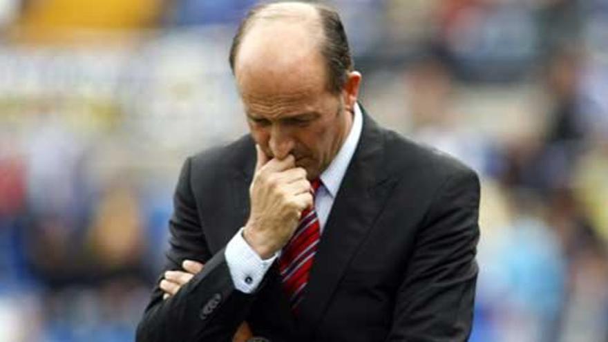 Miguel Ángel Lotina, entrenador del Deportivo de la Coruña.