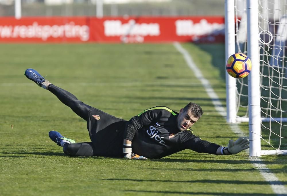 Entrenamiento del Sporting