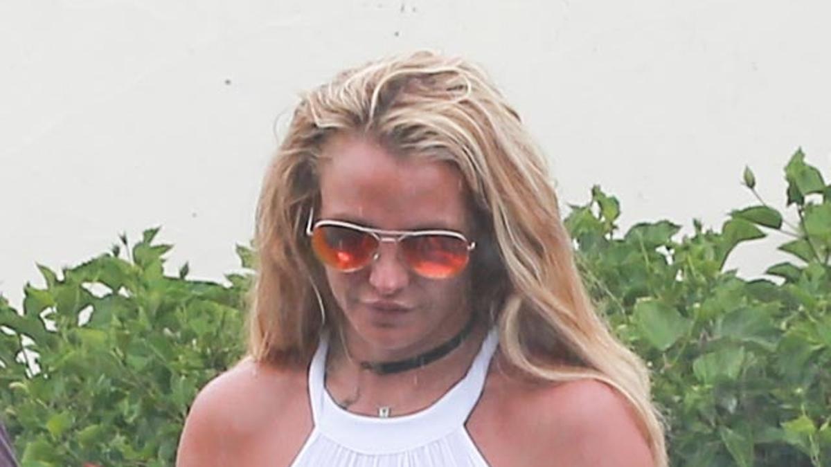 Britney Spears y su familia, sorprendidos por la lluvia en Hawái