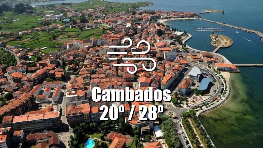 El tiempo en Cambados: previsión meteorológica para hoy, sábado 5 de julio