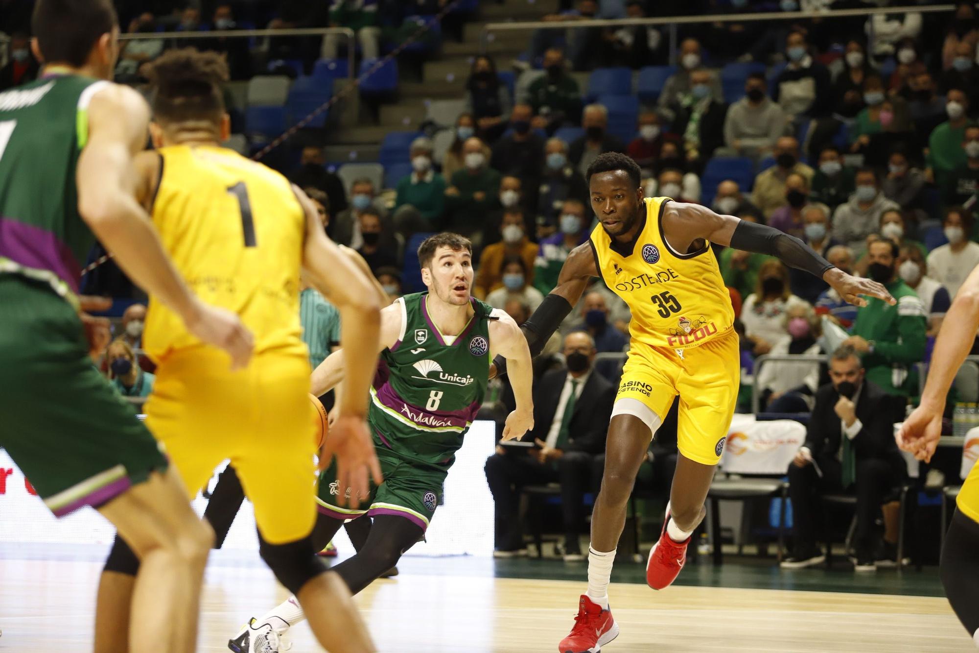 Las imágenes del Unicaja - Filou Oostende de la BCL