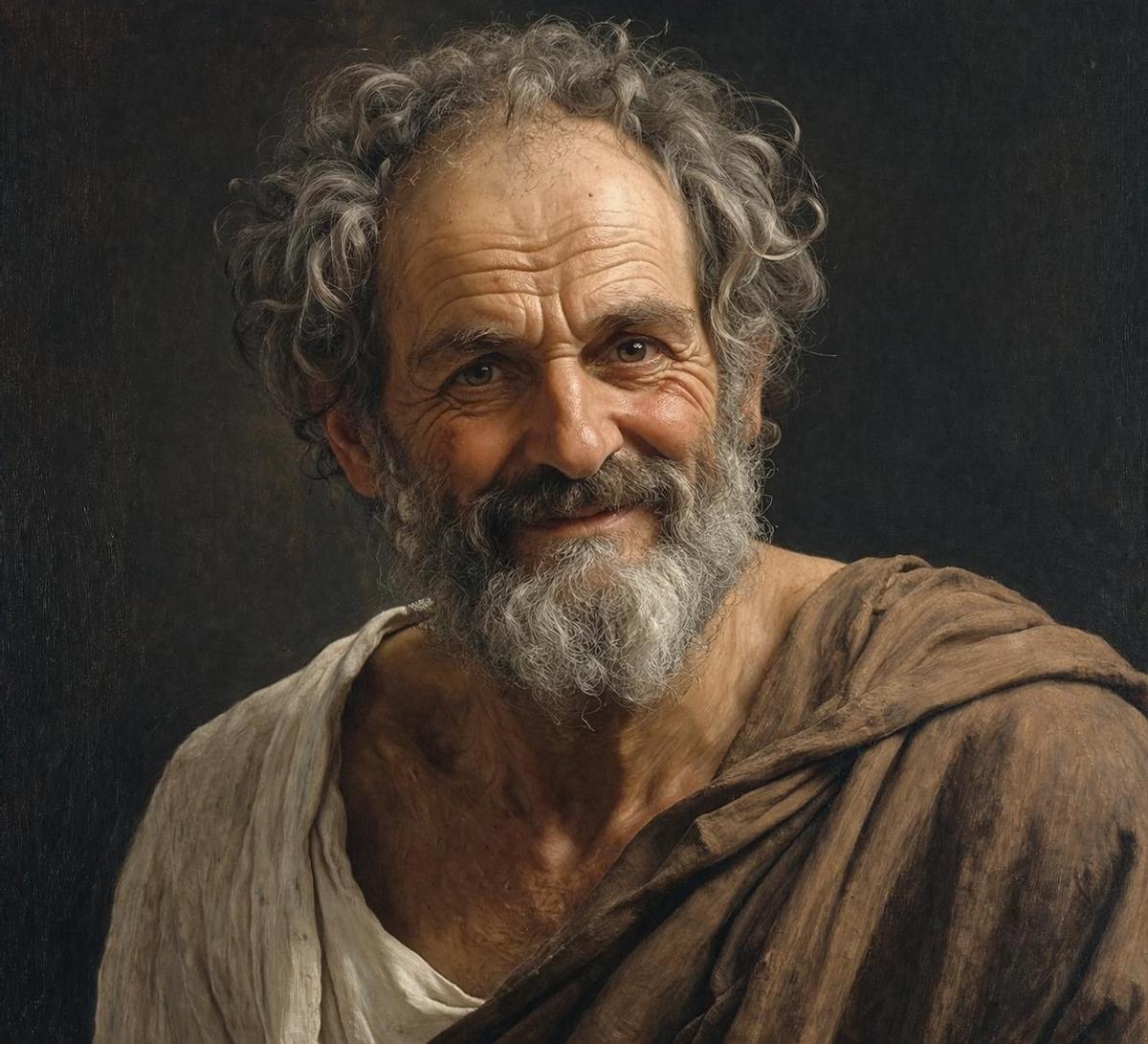 Demócrito, el “filósofo sonriente”