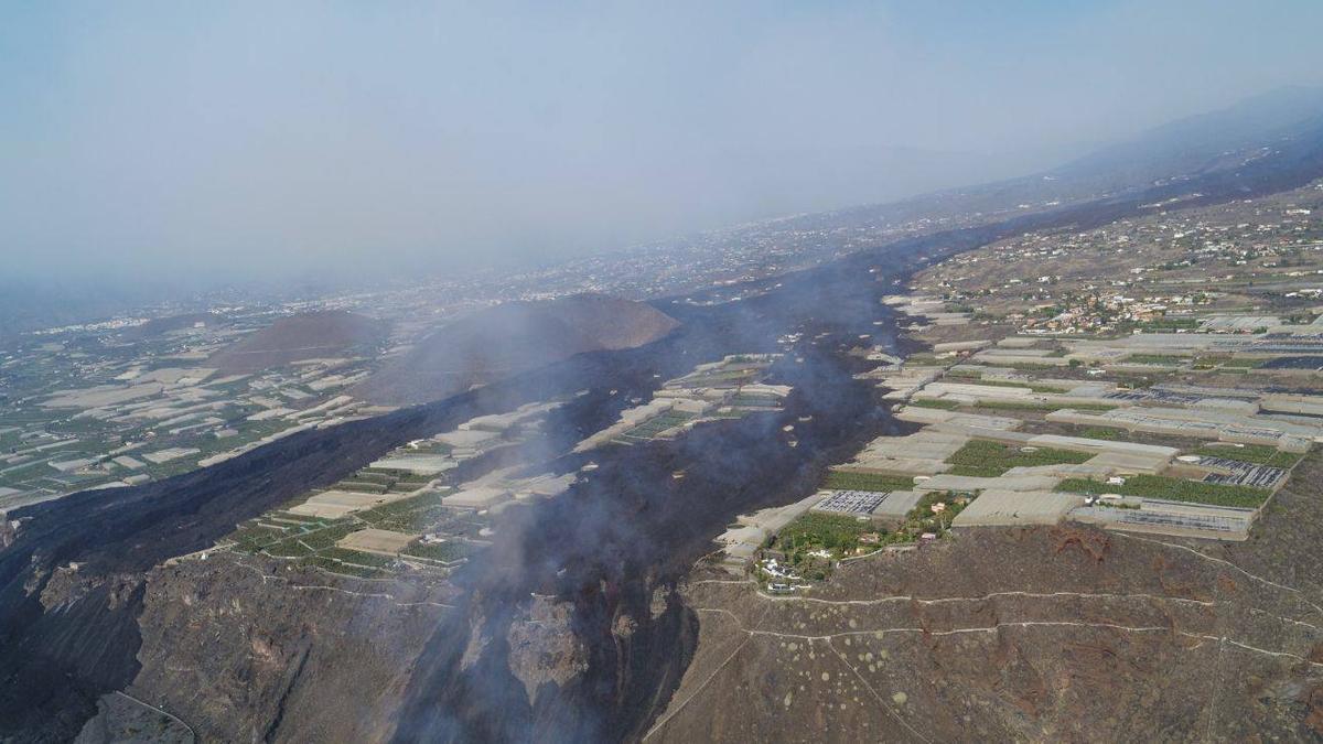 Nuevo ramal de la colada principal en la erupción de La Palma