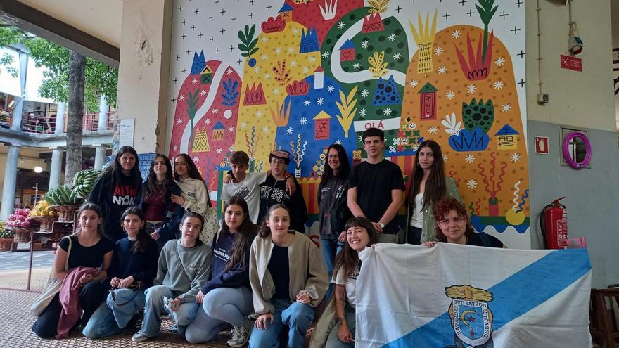 Alumnado do Camballón imparte un obradoiro en Madeira
